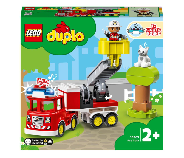 LEGO DUPLO 10969 Wóz strażacki - 1035628 - zdjęcie